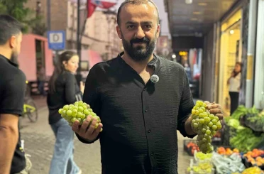 Yüksekova’da Şemdinli üzümü tezgahlarda yerini aldı 