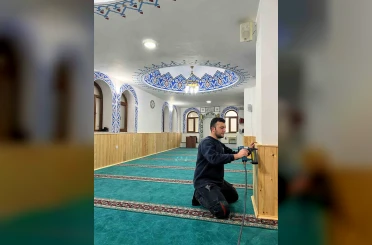 Yunus Emre Camii’nde Ramazan hazırlığı tamamlandı 