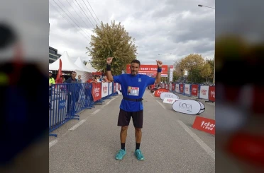 Yunusemreli maratoncudan Uludağ’da gümüş madalya 