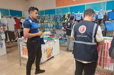 Zabıta, kırtasiyeleri denetledi 