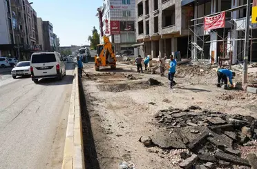 Zey Caddesi’nde altyapı tamamlandı, asfalt çalışması başladı
