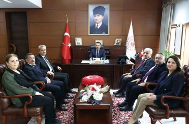 Zonguldak SGK heyetinden Vali Hacıbektaşoğlu’na ziyaret 