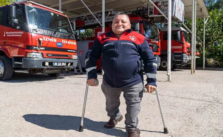 "110 Yaşar"ın 24 yıllık itfaiyecilik öyküsü
