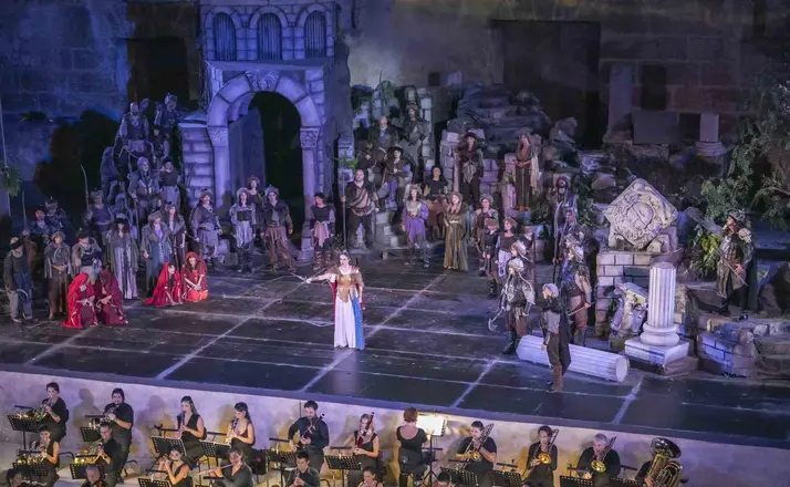 33. Uluslararası Aspendos Opera ve Bale Festivali ’Attila’ ile başladı
