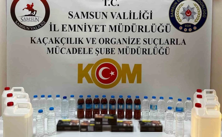 37 litre el yapımı sahte içki ele geçirildi 