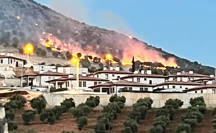 Adıyaman’da ormanlık alanda korkutan yangın
