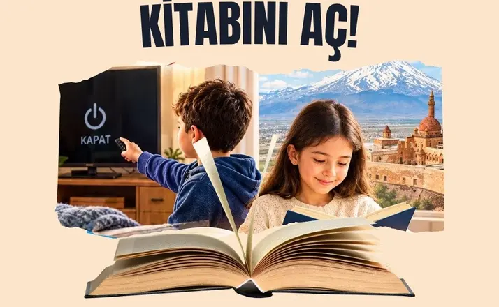 Ağrı’da binlerce kişi aynı saatte kitap okuyacak
