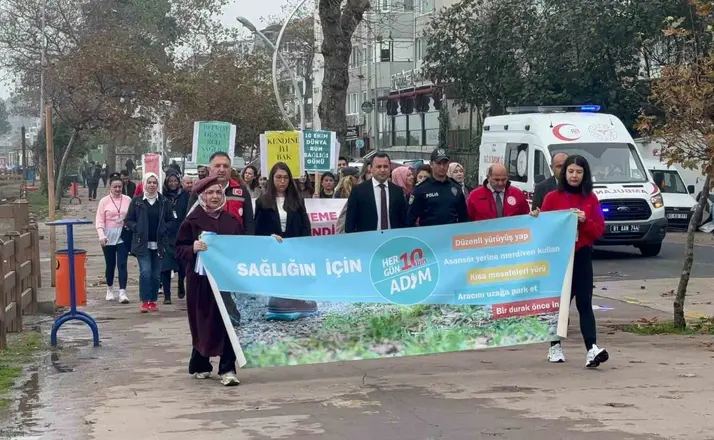 Akçakoca’da sağlık için yürüyüş
