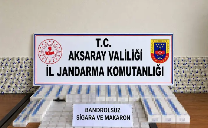 Aksaray’da kaçak sigara ve tütün operasyonu: 5 gözaltı
