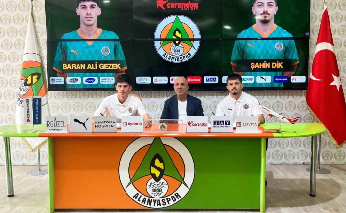 Alanyaspor’dan orta sahaya çifte takviye 
