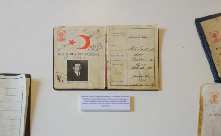 Ali Fuat Başgil’in kimliği Kent Müzesi’nde sergileniyor 