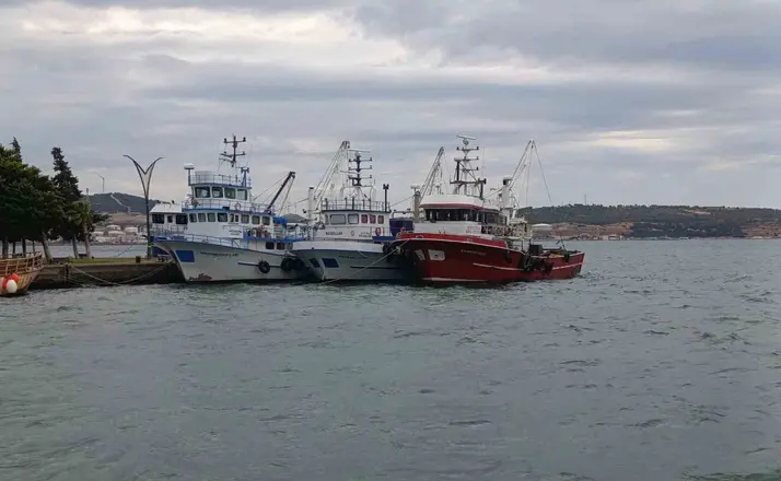 Aliağa’da poyraz fırtınası balıkçıları limana bağladı

