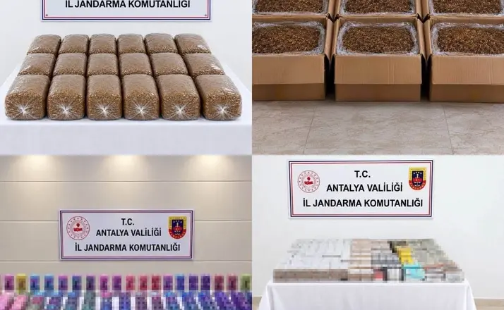Antalya’da yarım ton kıyılmış tütün ele geçirildi
