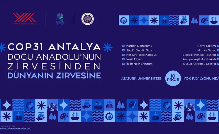 Atatürk Üniversitesinden COP31’e 10 tematik proje
