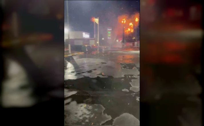 Ayvalık’ta fabrika arazisinde yangın paniği 