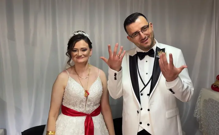 Babaeski’de sevgi engel tanımadı: İşitme ve konuşma engelli çift dünyaevine girdi
