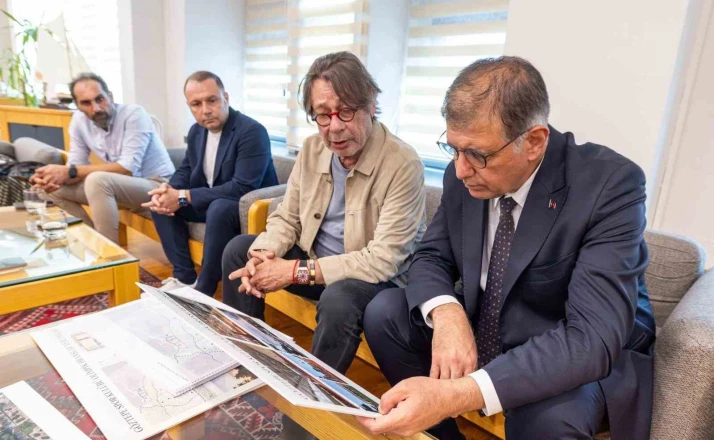 Başkan Tugay ve Sepil Göztepe’nin İnciraltı projesini görüştü 