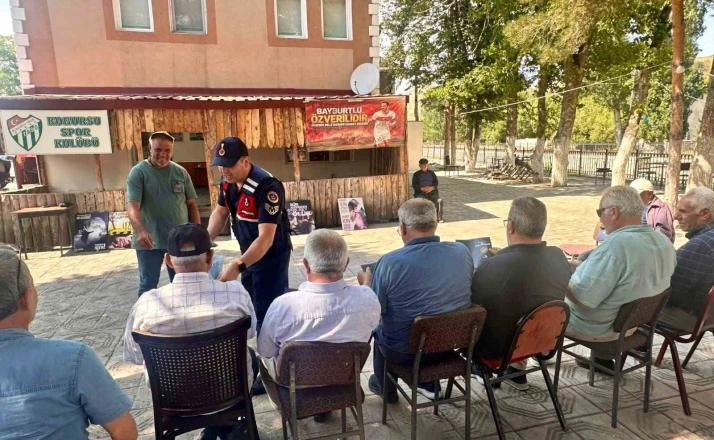 Bayburt’ta vatandaşlara aile içi şiddet ve uyuşturucuyla mücadele eğitimi 