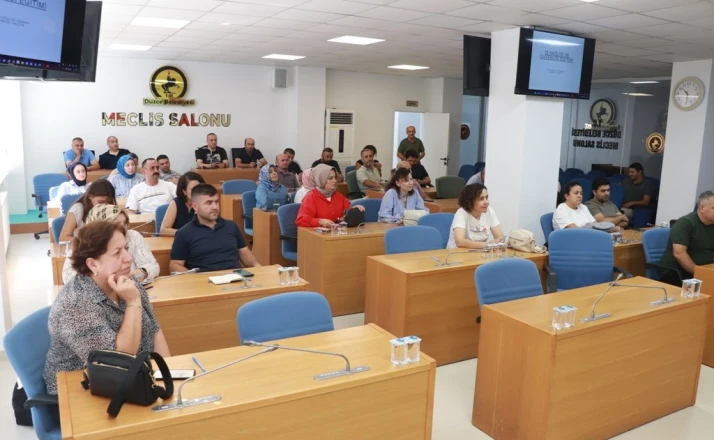 Belediye personeline ‘Temel iş sağlığı ve güvenliği eğitimi’ verildi 