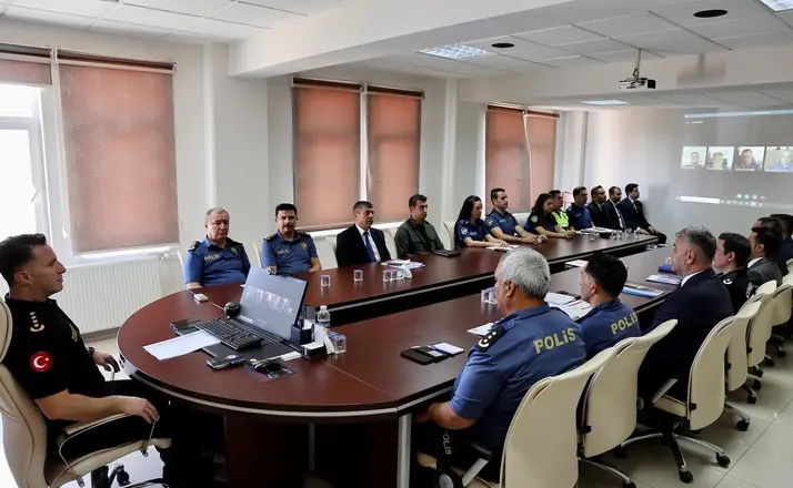 Bilecik emniyetinde 8 aylık asayiş değerlendirmesi
