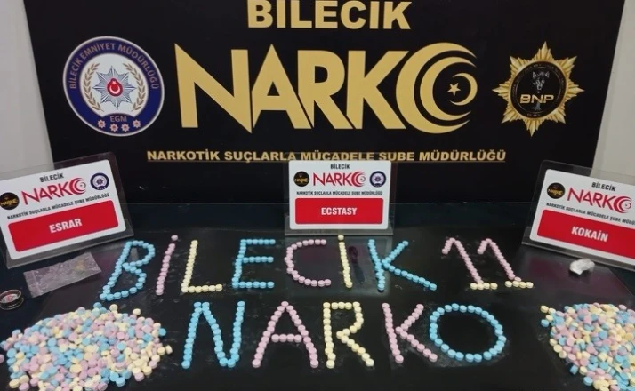 Bilecik’te uyuşturucu operasyonu: 4 gözaltı 
