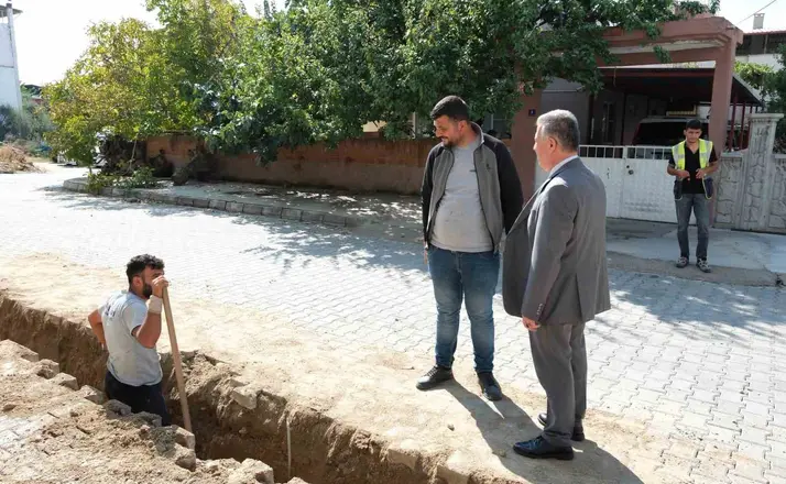 Buharkent’te Menderes Mahallesi doğal gaza kavuşuyor
