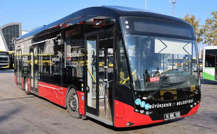 Bursa’da toplu ulaşım elektrikliye dönüyor
