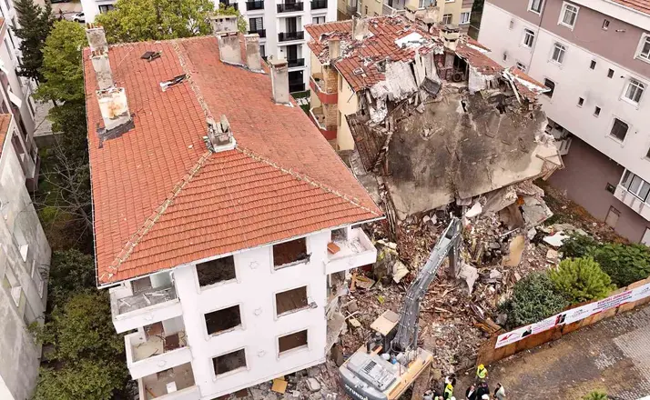 Büyükçekmece’de güvenli yarınlar için riskli yapılar yıkıldı
