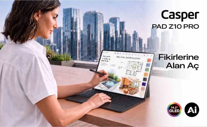 Casper’dan laptop gibi tablet: Casper PAD Z10 Pro 
