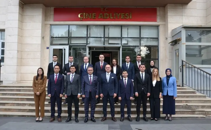 Çine Adliyesi’nde incelemelerde bulundular
