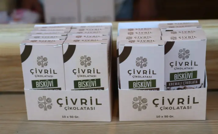 Çivril’in tarımsal ürünleri çikolataya dönüştü
