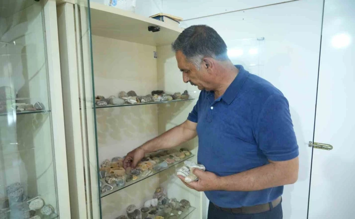 Çobanlık yaparken başlayan taş merakı 40 yıllık koleksiyona dönüştü 