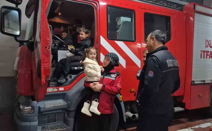 DAKE’den Düzce İtfaiyesine İtfaiye Haftası sürprizi
