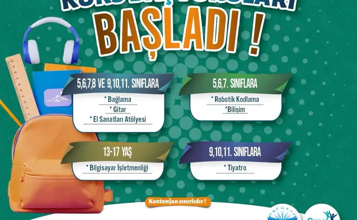 Değer Gençlik Merkezi’nde kurs başvuruları başladı
