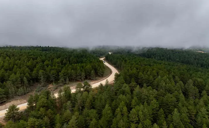Demirci Söğütçük’te 11 kilometrelik yol için çalışma başladı
