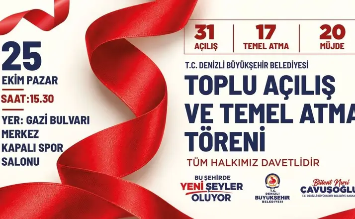 Denizli Büyükşehir’den 16,2 milyar TL’lik yatırım hamlesi
