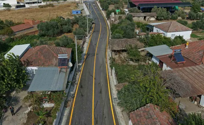 Dereköy’de ulaşım konforunu artıracak çalışma tamamlandı
