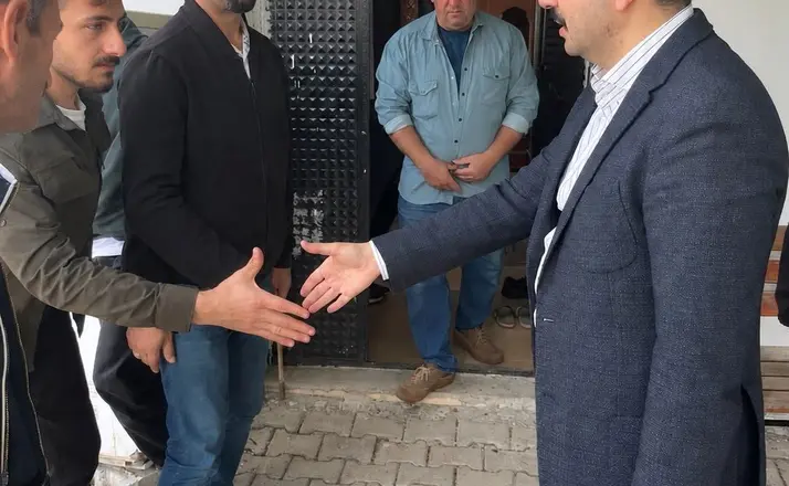 Dicle Kaymakamı Atış, öğrenci, öğretmen ve vatandaşlarla buluştu
