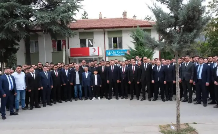 Doğanhisar Ülkü Ocaklarında nöbet değişimi