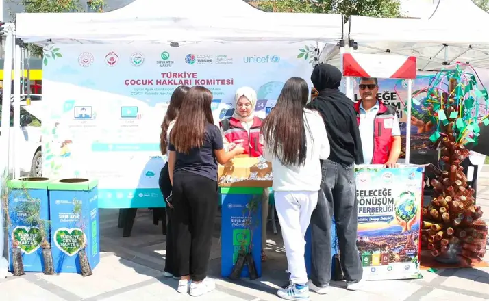 Elazığ’da  iklim değişikliği farkındalık etkinliği
