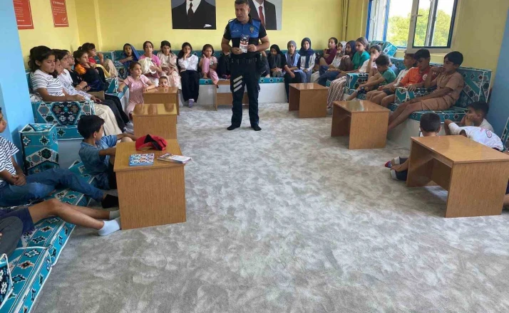 Erzincan’da öğrencilere güvenlik eğitimi verildi 