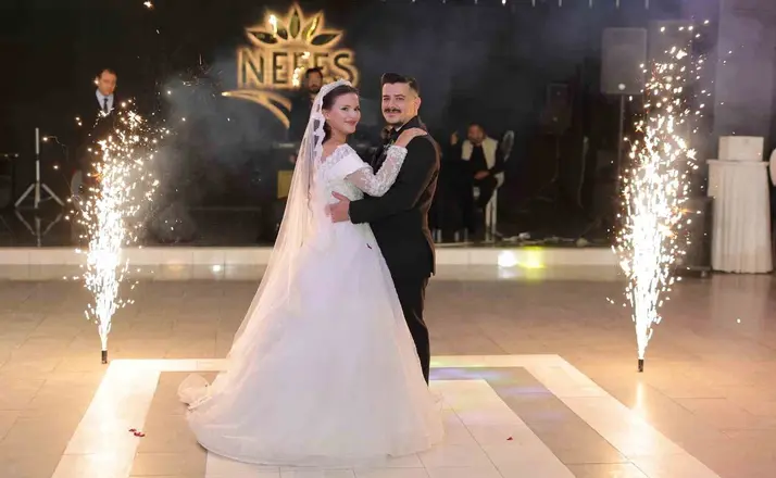 Gazeteci Hüseyin Tülek ve Fatmanur çiftinin en mutlu günü
