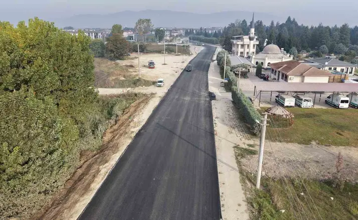 Gazhane Caddesi iki günde asfaltlandı
