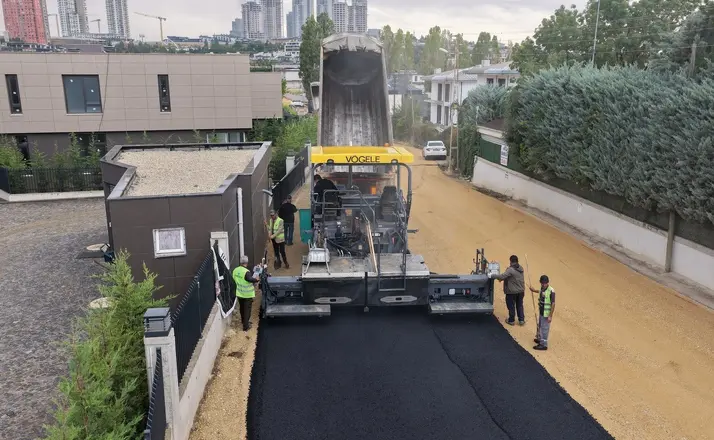 Gölbaşı Belediyesinden eylül ayında 22 bin 500 ton asfalt serimi
