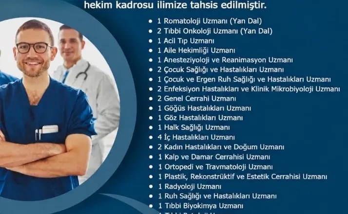 Hakkari’ye 56 hekim kadrosu tahsis edildi
