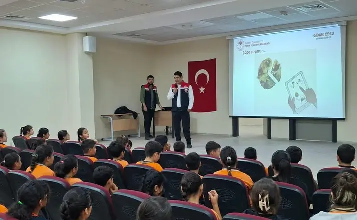 Hatay’da öğrencilere gıda israfına karşı farkındalık eğitimi verildi
