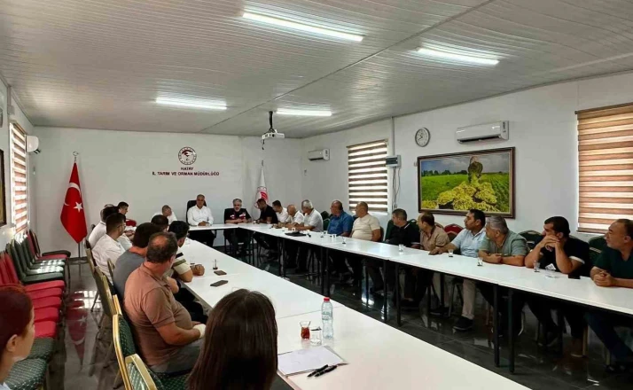 Hatay’da salça üreticileriyle sektörel değerlendirme toplantısı gerçekleştirildi 