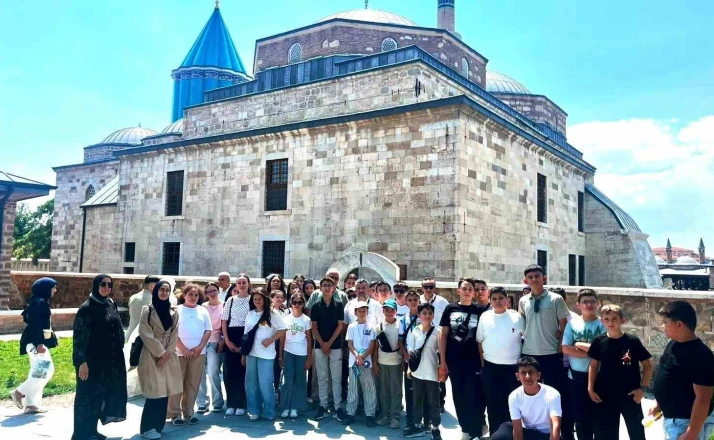 Hisarcık’ta Yaz Kur’an Kursu öğrencileri Konya’yı gezdi 