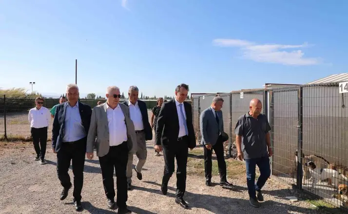 Kaymakam Zafer Engin, Sokak Hayvanları Bakım ve Rehabilitasyon Merkezi’ni ziyaret etti
