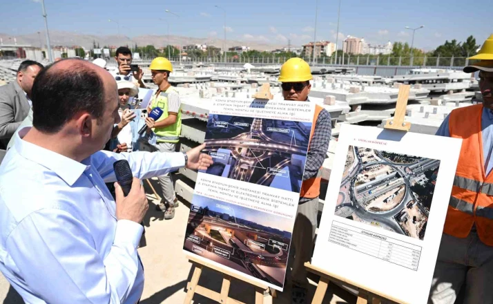 Konya’nın raylı sistem projeleri hızla ilerliyor 